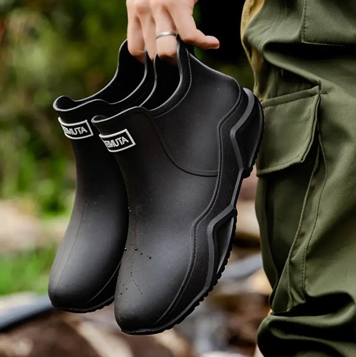 Trendy Outdoor Kitchen Non-slip Rain Boots,