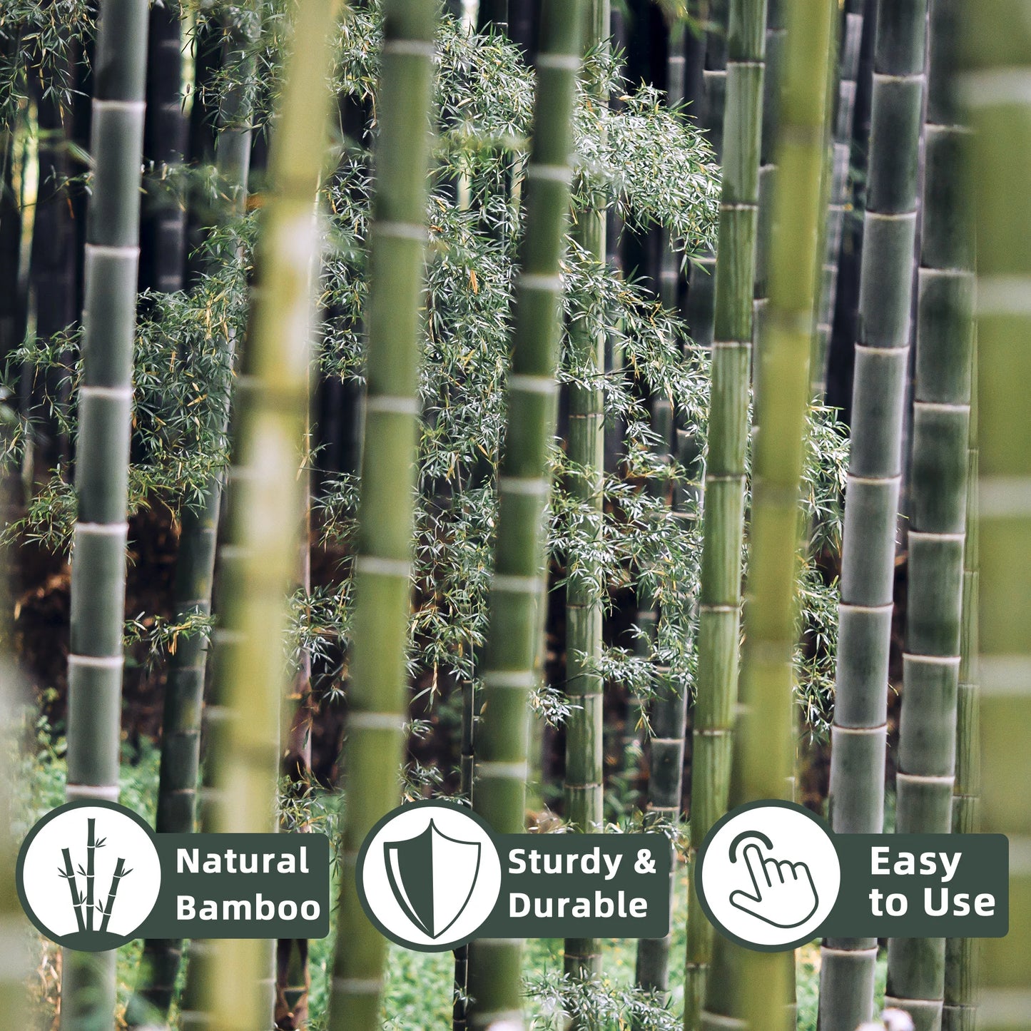 30pcs 7ft Bamboo Plant Stakes for Indoor Outdoor Plants,Garden Support Trellis for Climbing Plants