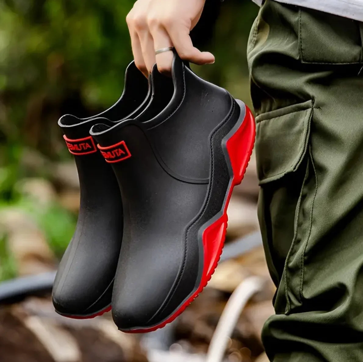Trendy Outdoor Kitchen Non-slip Rain Boots,