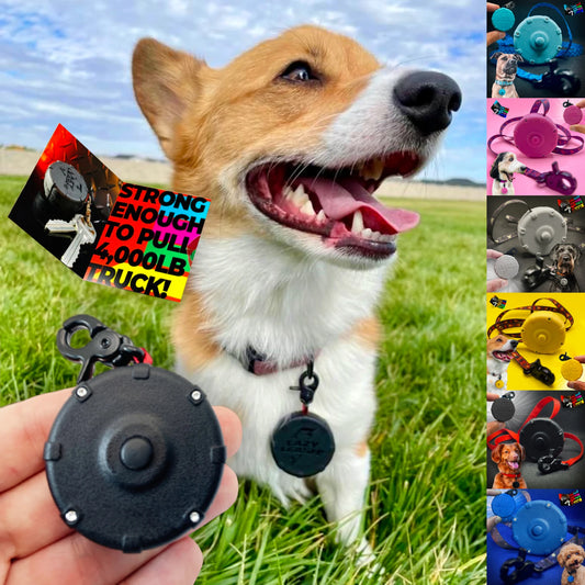 Safe & Easy Lightweight Heavy-Duty Mini Clip-On Adjustable Power Leash!