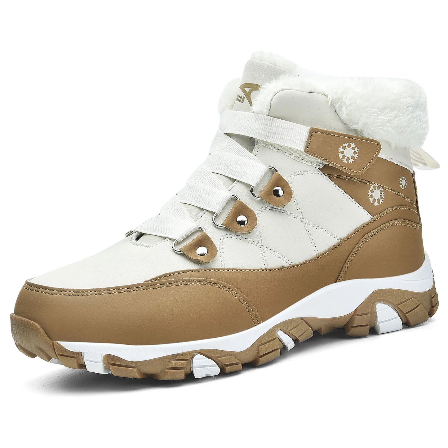 Womens Winter Boots Warm Fur Lined  Outdoor Hiking Boots