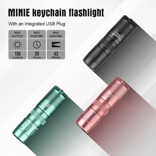 Magnetic MINIE EDC Flashlight LED and Rechargeable