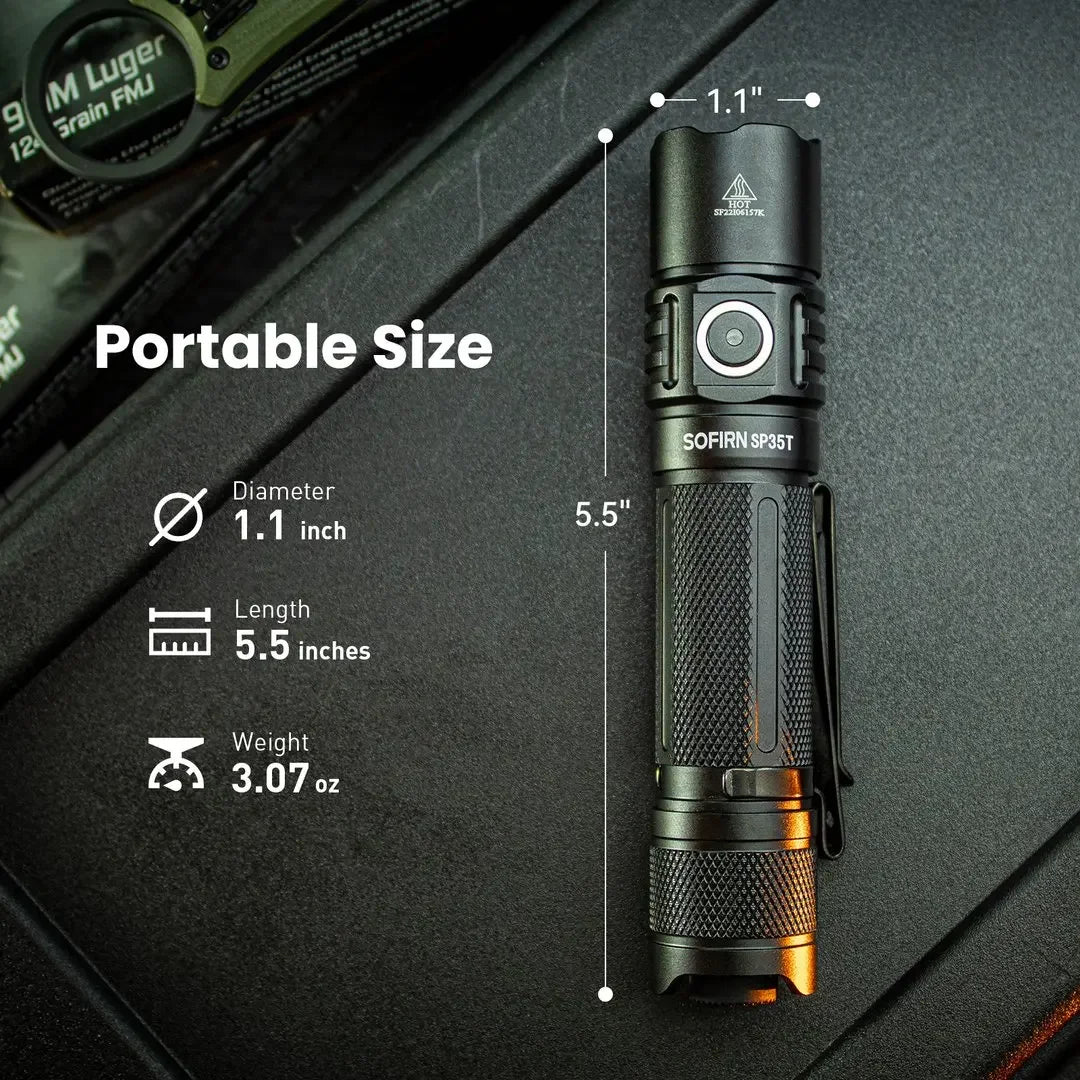 3800lm Tactical Flashlight Powerful LED Light