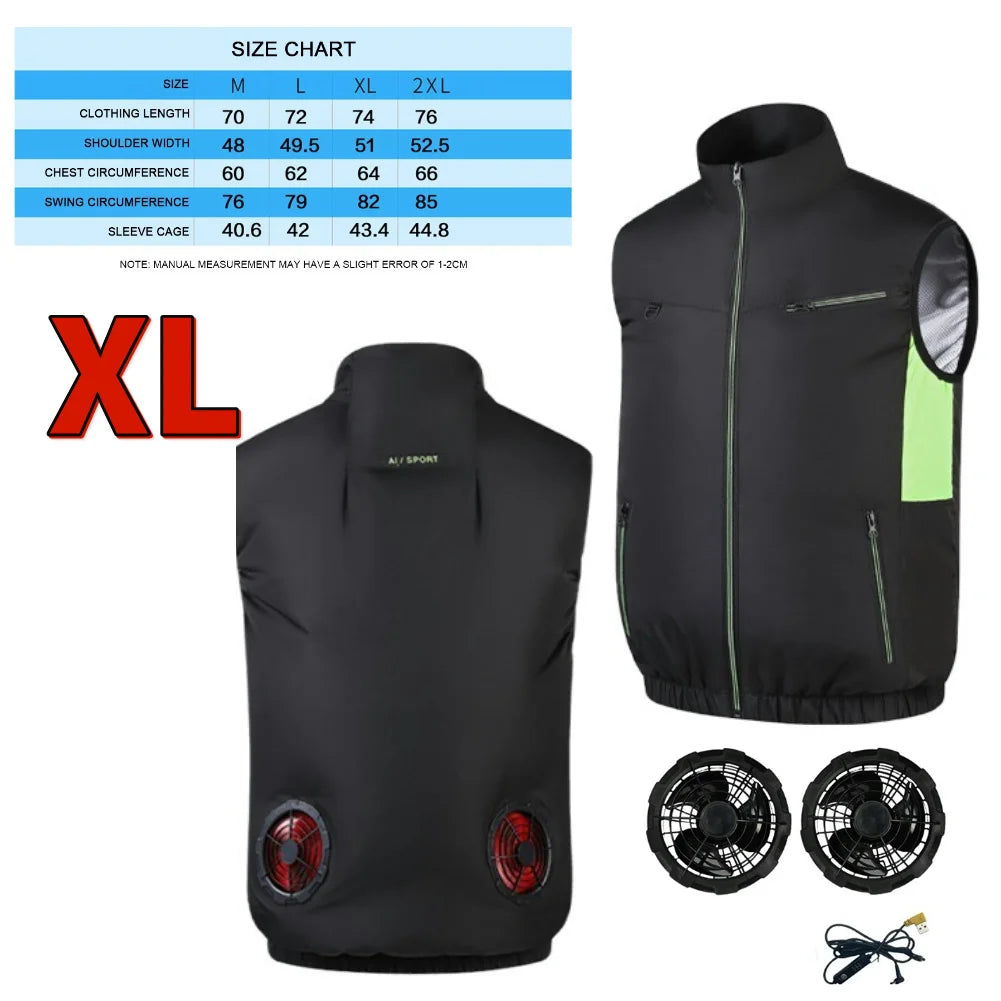 Cooling Vest Air Conditioner Heat Resistant  Vest