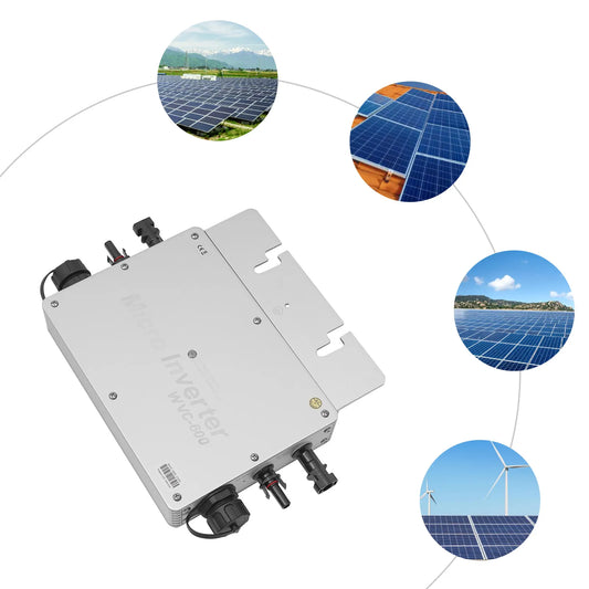 600W Waterproof Solar Grid Tie Inverter DC to AC Micro Inverter