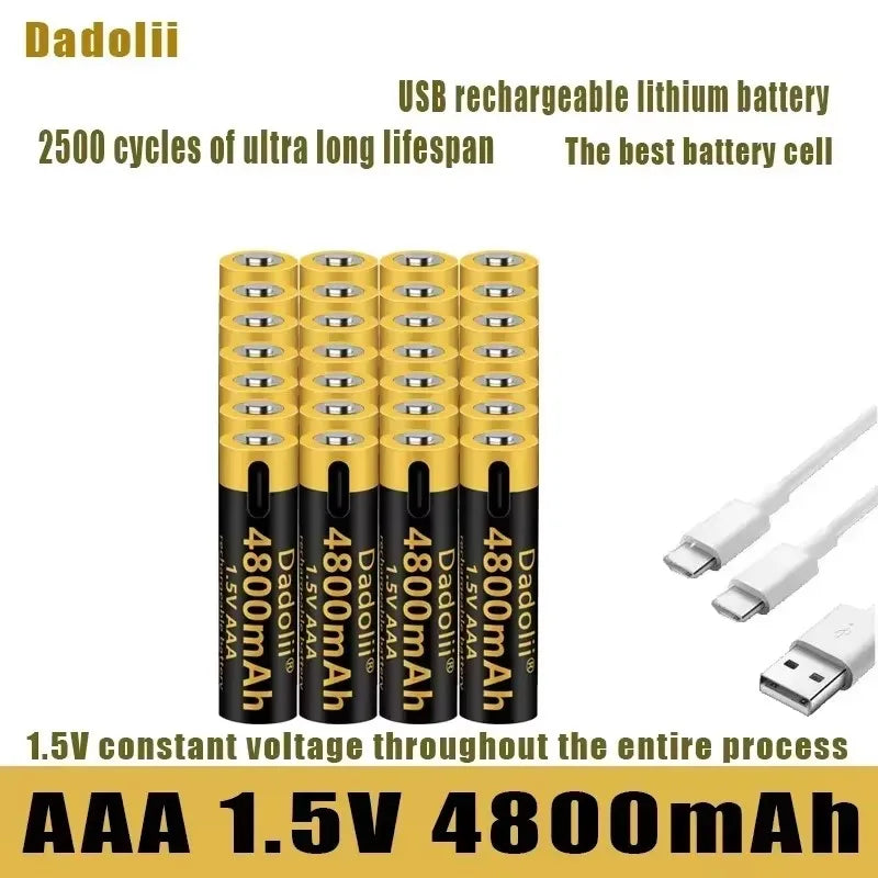 1.5V AAA  USB Rechargeable Li-ion Battery