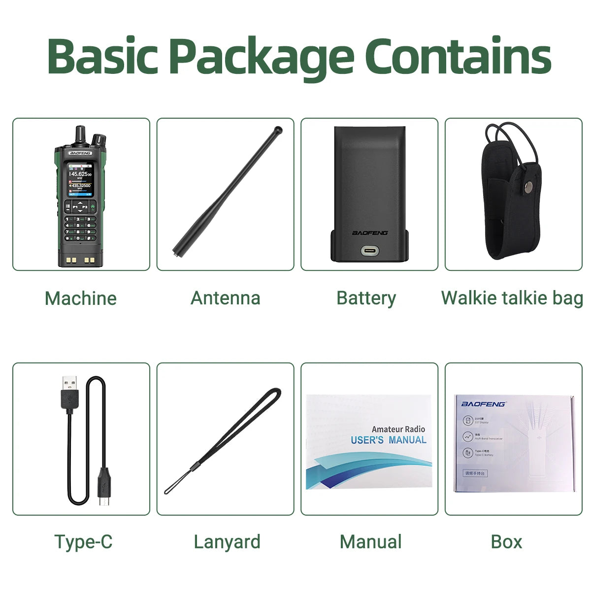 Long Range Multi Band Bluetooth GPS Walkie Talkie 10W