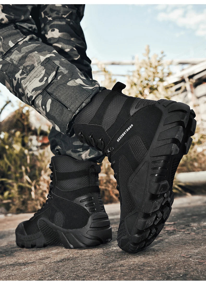 Men's waterproof hiking boots, lightweight stylish and durable hiking boots