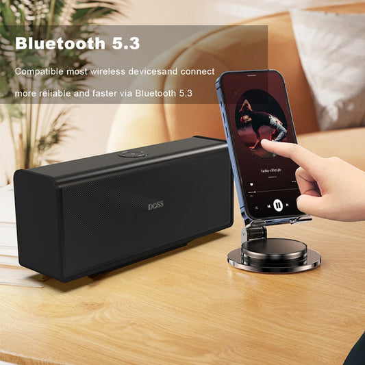 Bluetooth Speaker 80W Powerful Sound Stereo Pairing 18 Hours Playtime Wireless Speakers