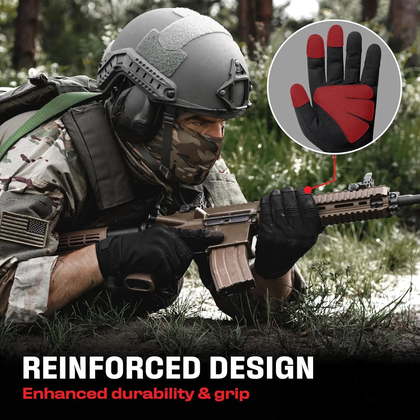 Tactical Touchscreen Gloves for Hunting  or Hiking