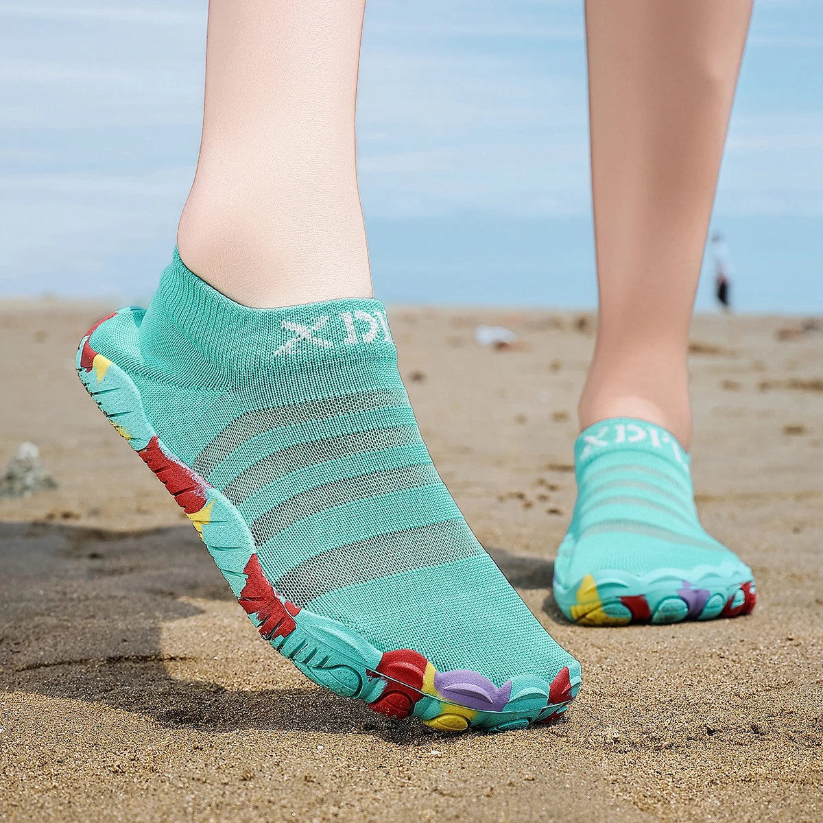 River tracing shoes for women, quick drying anti slip amphibious shoes,