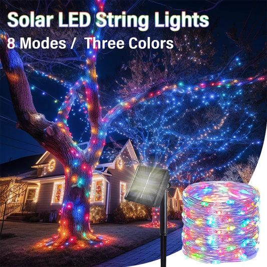 300LED Solar Outdoor Waterproof Decoration Lighting
