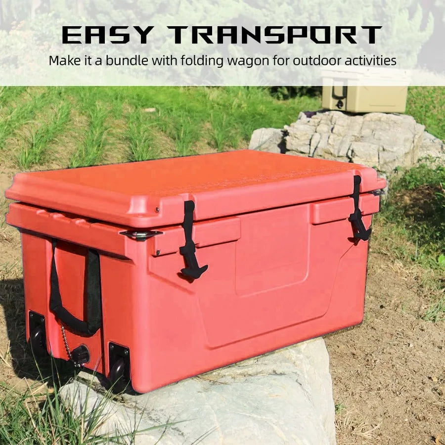 65QT Portable Insulated Cooler Box