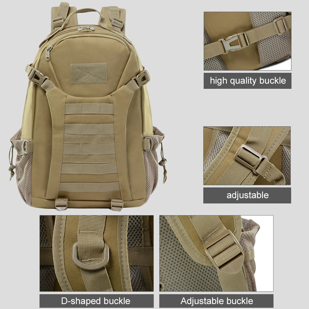 waterproof Tactical Camping Hiking Backpack Sling Shoulder Bag