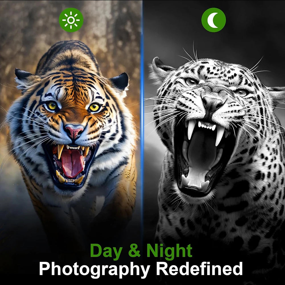 Digital Night Vision Binoculars With Infrared Illuminator Video Recording 8X Zoom