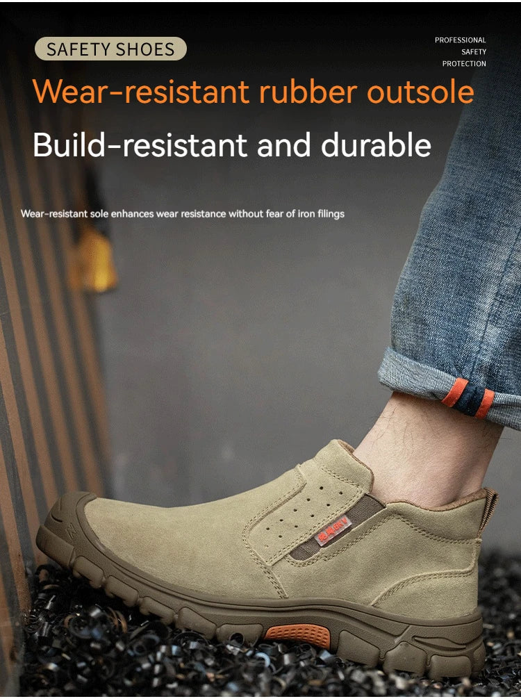 Mens  Boots Composite Toe Metatarsal Guard Puncture-Proof