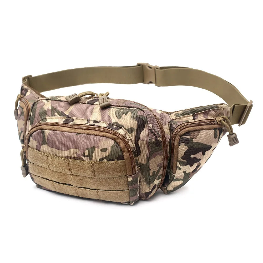 Tactical Concealed Carry Holster Fanny Pack Waist Conceal Hidden Pistol Handgun Gun Bag Hiking Mobile Phone Belt Pack Combat Bag