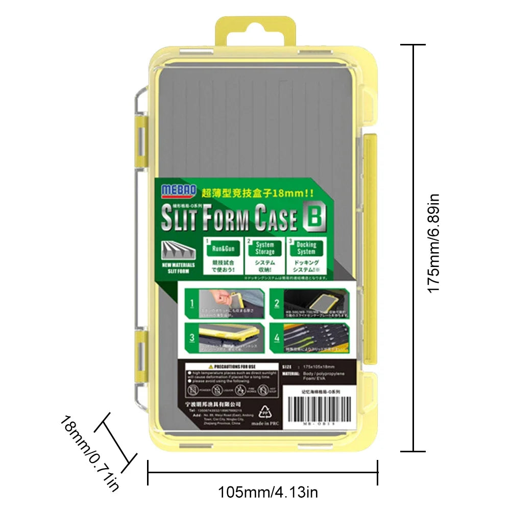 Fishing Tackle Box Waterproof Double Sided