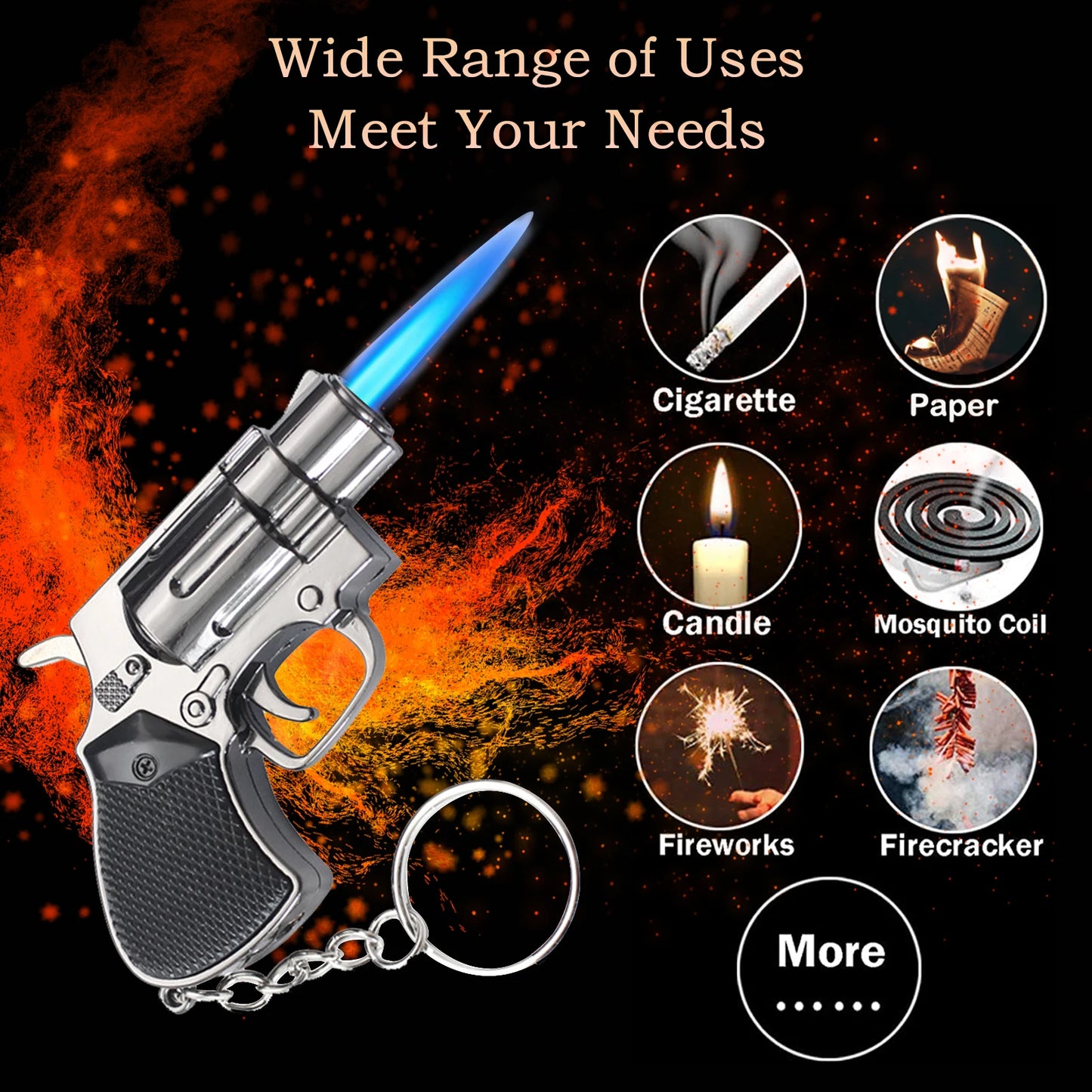 Windproof Jet Flame Torch Lighter,