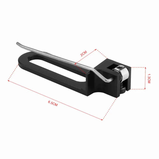 Professional Aluminum Recurve Bow Magnetic Arrow Rest For Right Hand (Black)