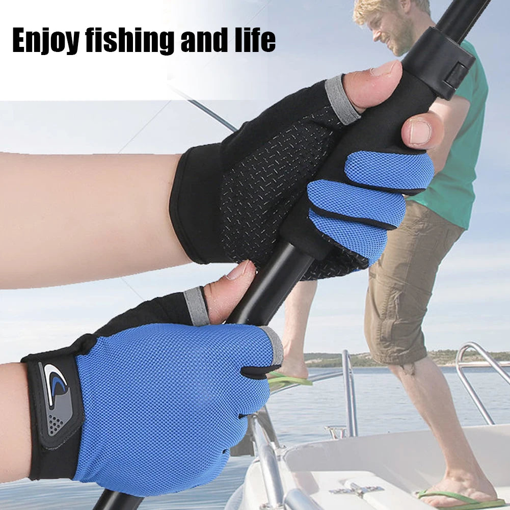 Winter Fishing Gloves 2 Cut Fingers Fishing Wear