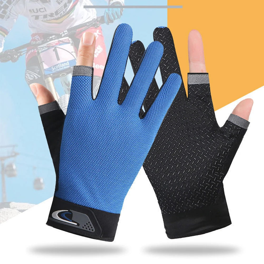 Winter Fishing Gloves 2 Cut Fingers Fishing Wear