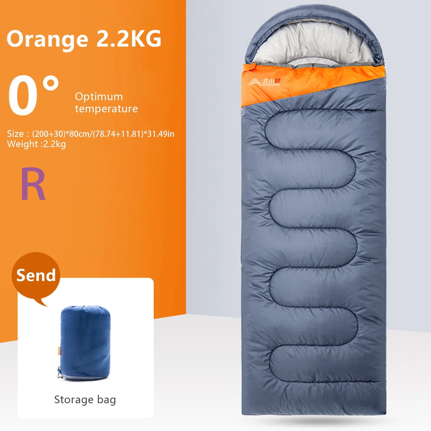 Camping Sleeping Bag Ultralight Waterproof Warm