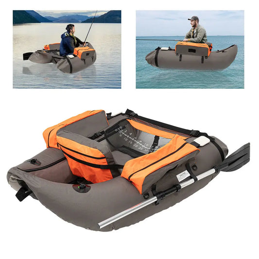 Inflatable Fishing  Raft , adjustable Backrest