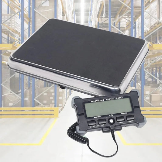 440lb Digital Scale with  Stainless Steel Platform 2 AAA Batteries Include