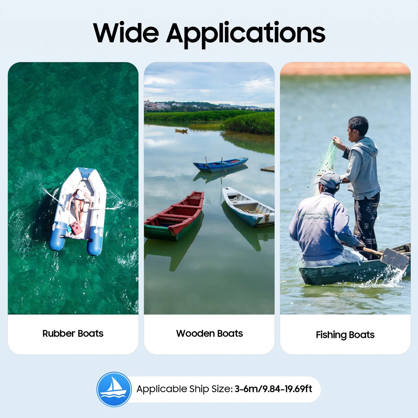 420cc Outboard Motor Fishing Boat Engine 3600rpm for Small Boats