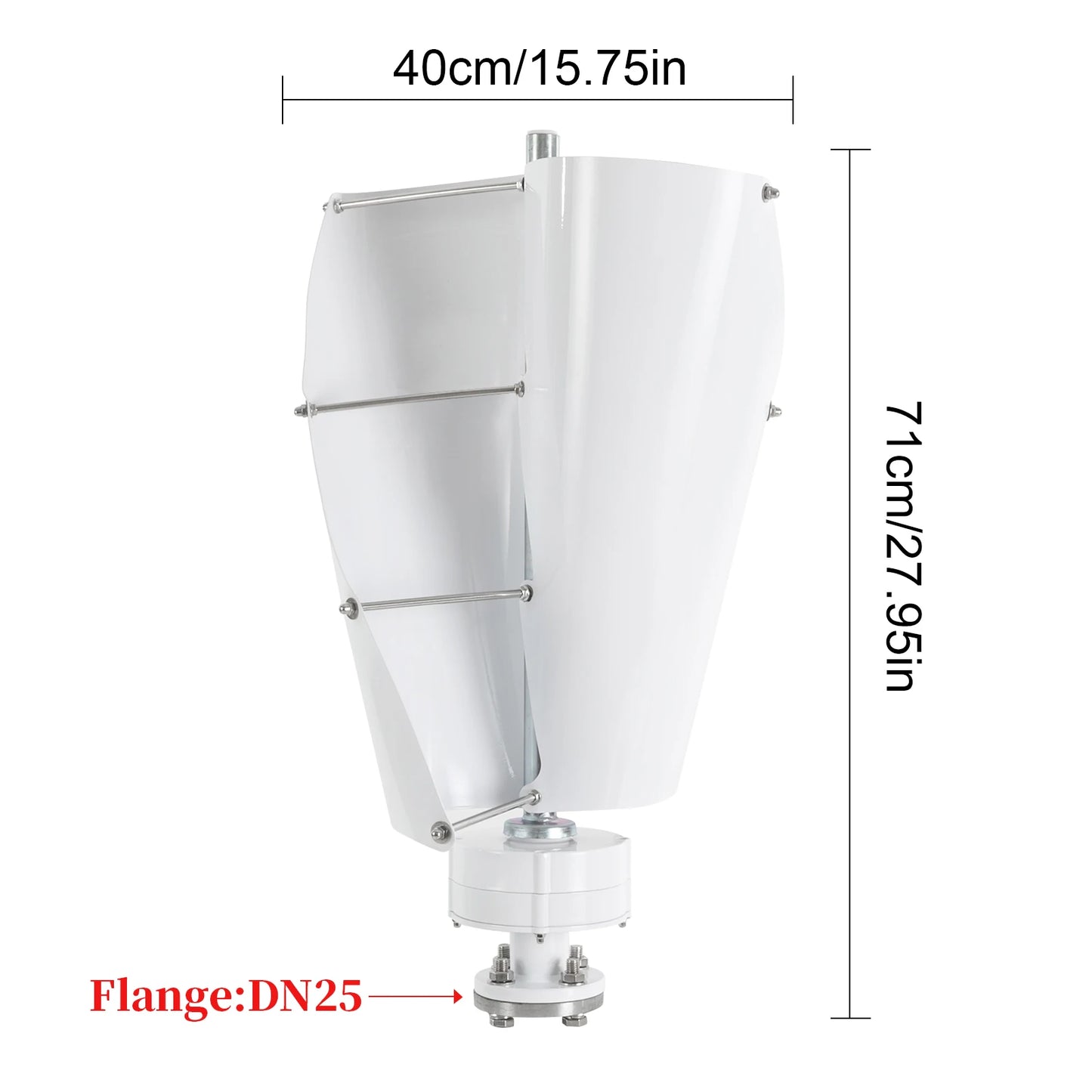 100W Vertical Axis Wind Turbine Generator