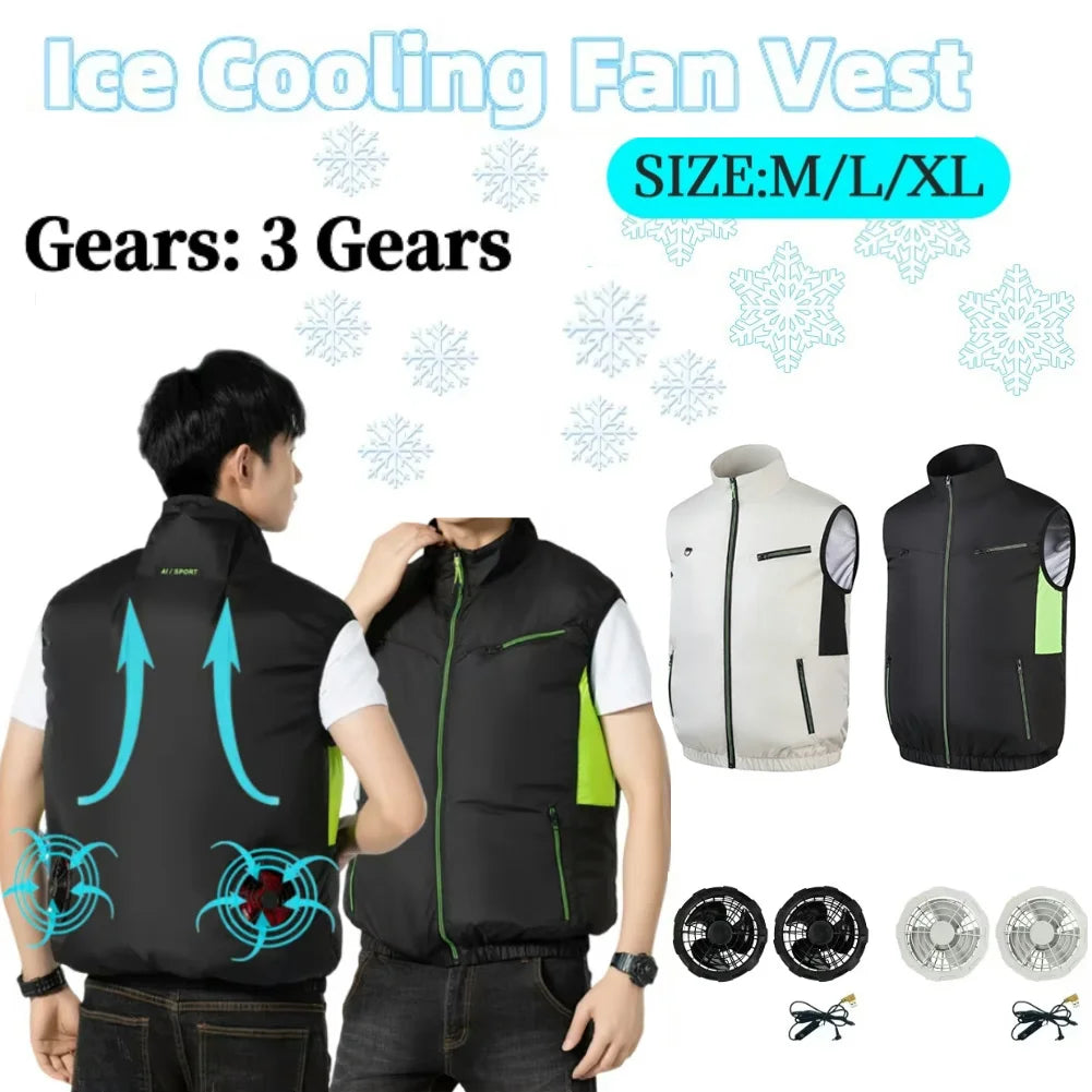 Cooling Vest Air Conditioner Heat Resistant  Vest