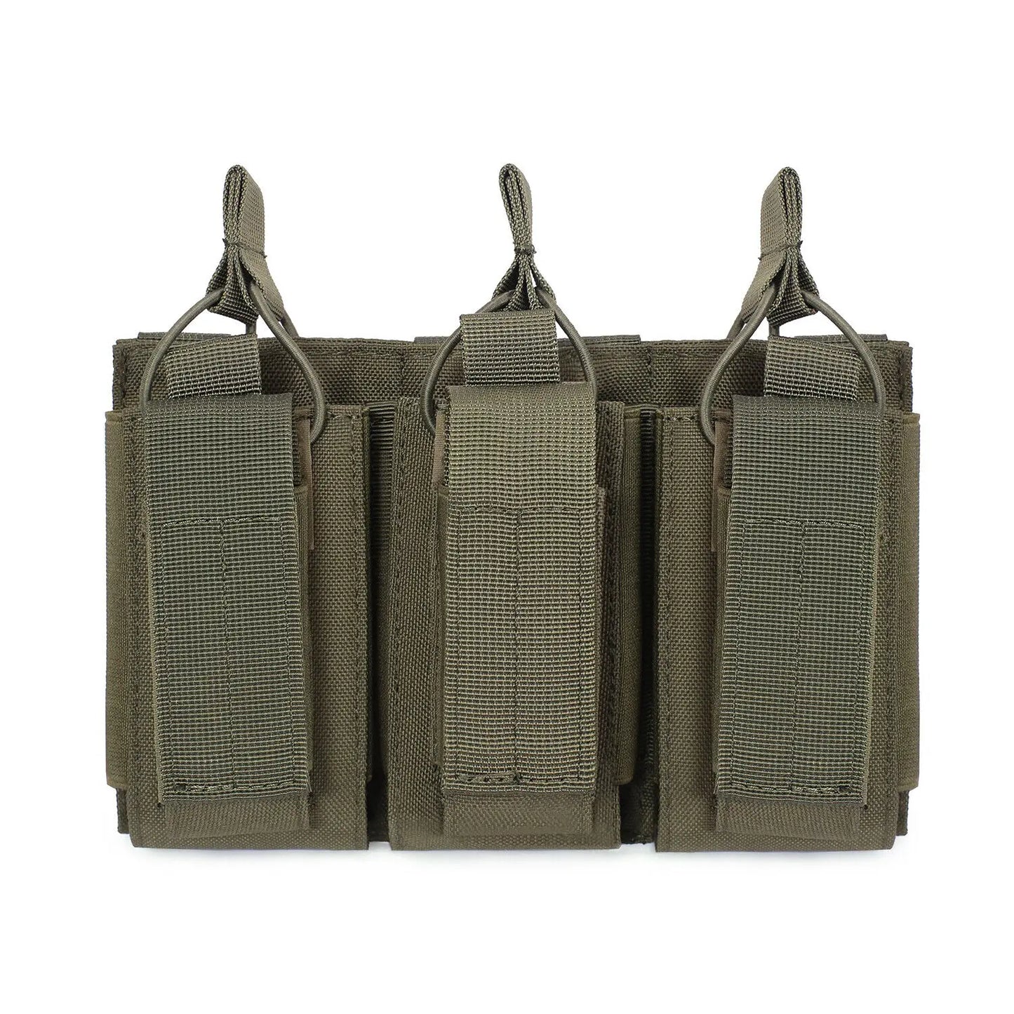 Tactical Vest Molle Triple Mag Pouch Outdoor Rifle Pistol Hunting Storage Bag Ammo Holder
