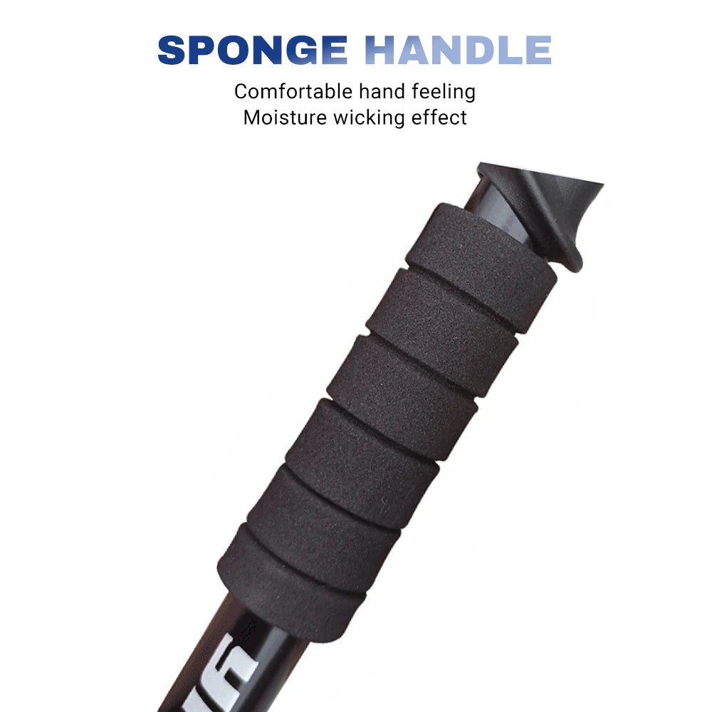 Trekking Poles Aluminum Alloy Telescopic Walking Hiking Stick