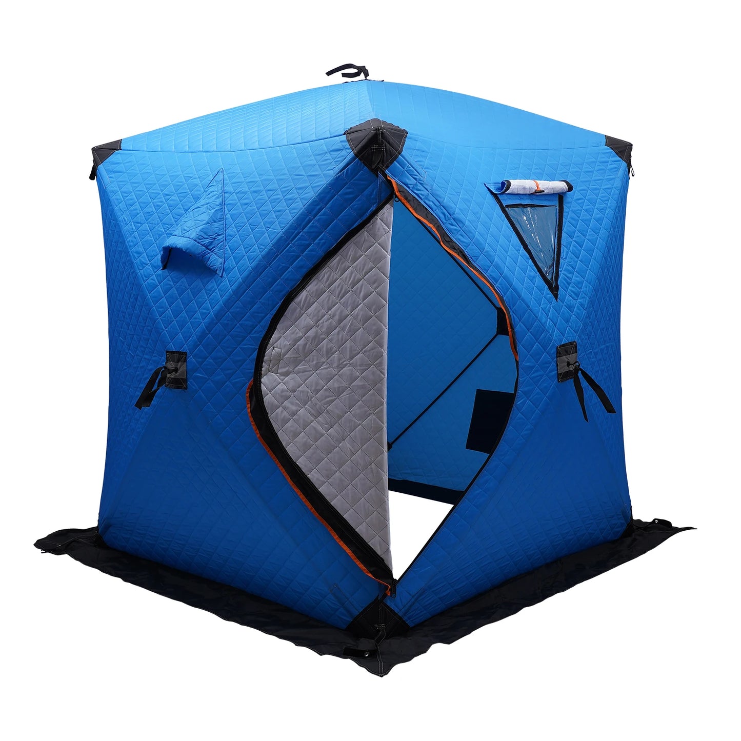 Insulated Ice Fishing Tent Thermal Shelter Windproof Freestanding for 1-2 People