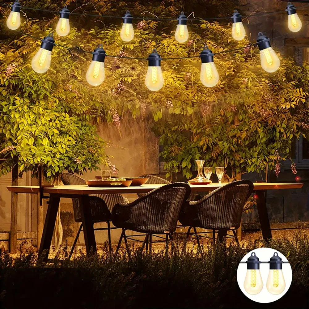 LED Outdoor Waterproof  Light String   App Control 3 Lighting Modes