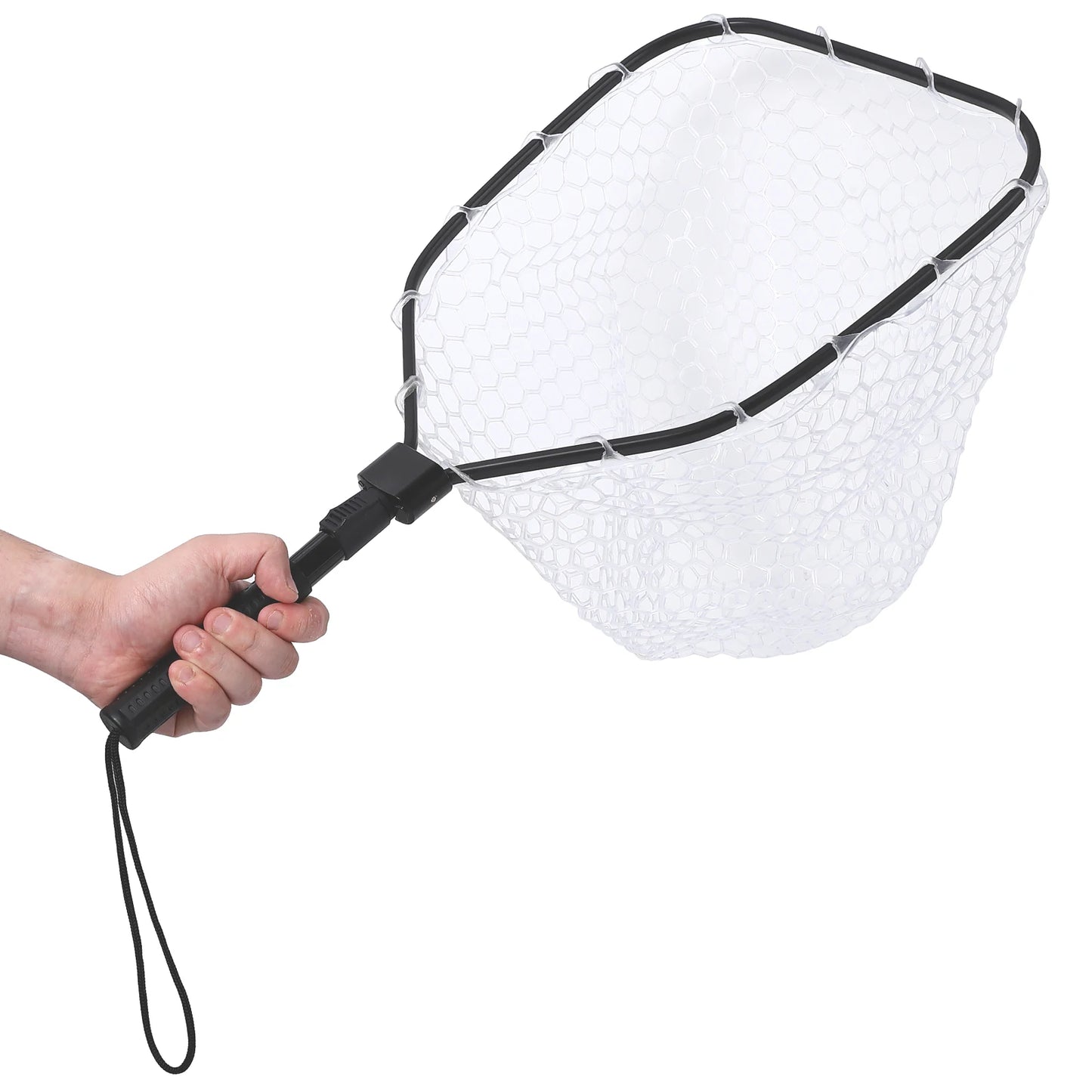 Foldable Fish Net for Landing  fish with Handle