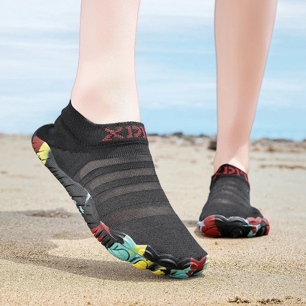 River tracing shoes for women, quick drying anti slip amphibious shoes,