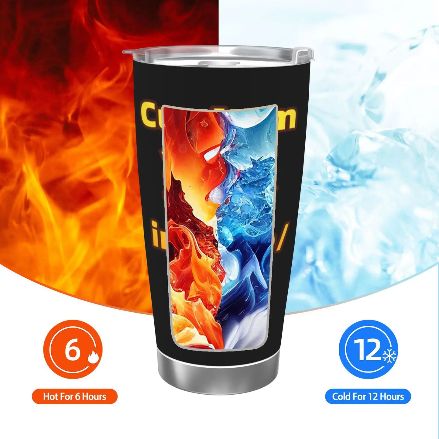 Personalized 20oz Tumbler With Any Pictures, ADD YOUR Photo/LOGO