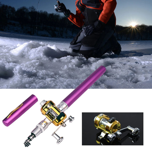Mini Fishing Rods  Telescopic Aluminium Alloy Lure Rod
