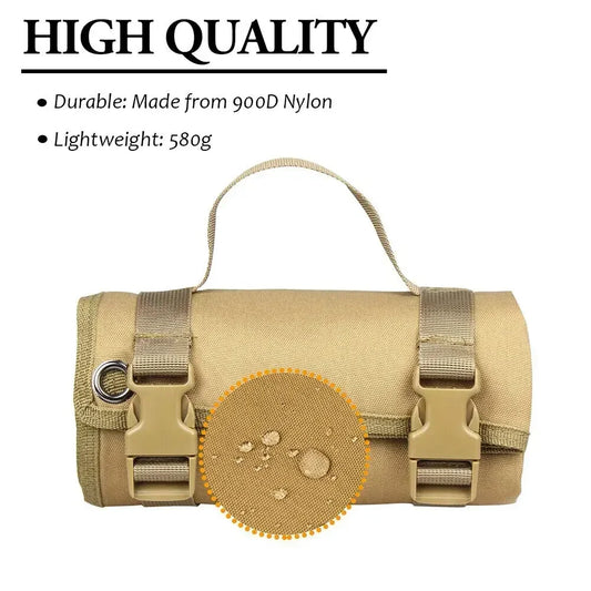 Waterproof Thin Mat Non-Slip Durable Hunting Mats for Shooters Tactical Roll Up Padded Shooting Mat