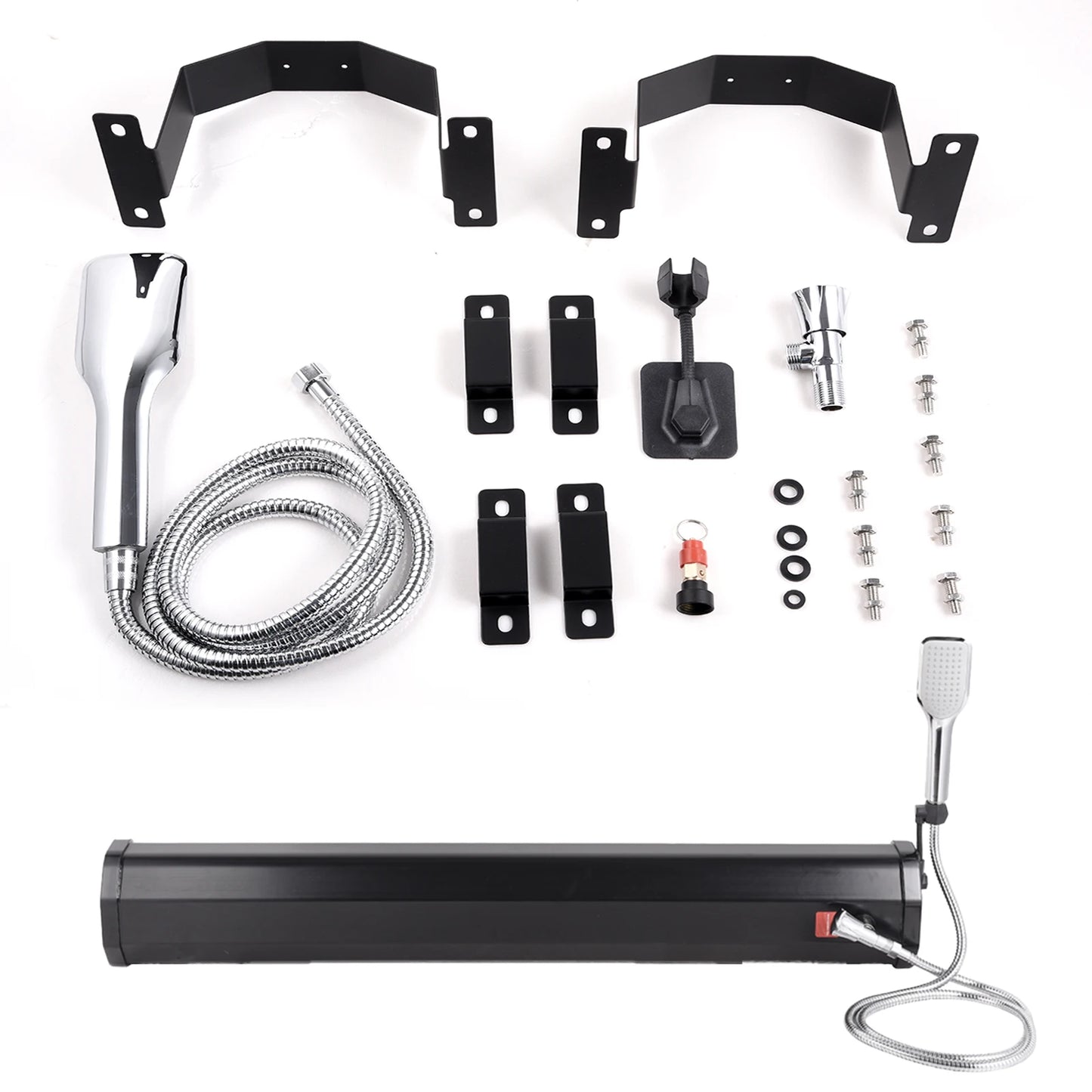 20L / 30L Car Pressurized Water Tank for Camping Shower  Roof Rack Mount with showerhead