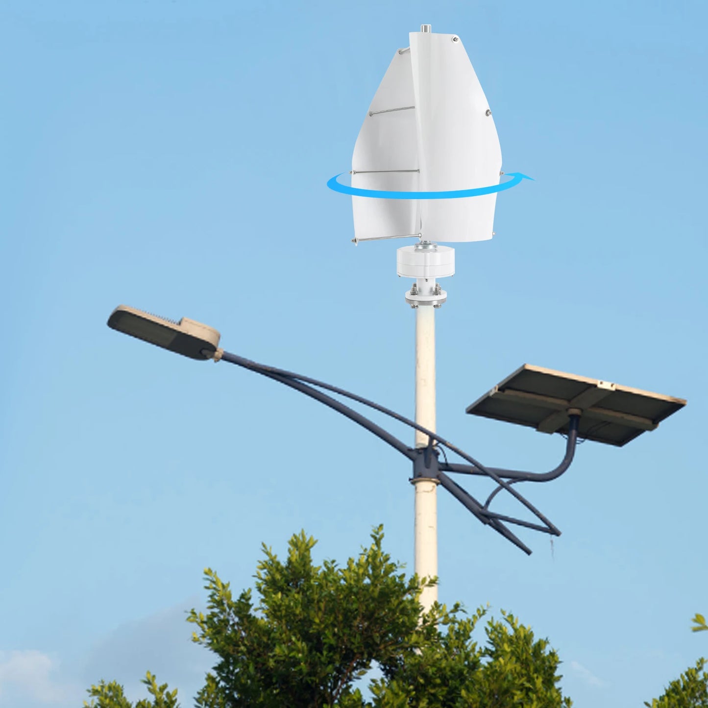 100W Vertical Axis Wind Turbine Generator