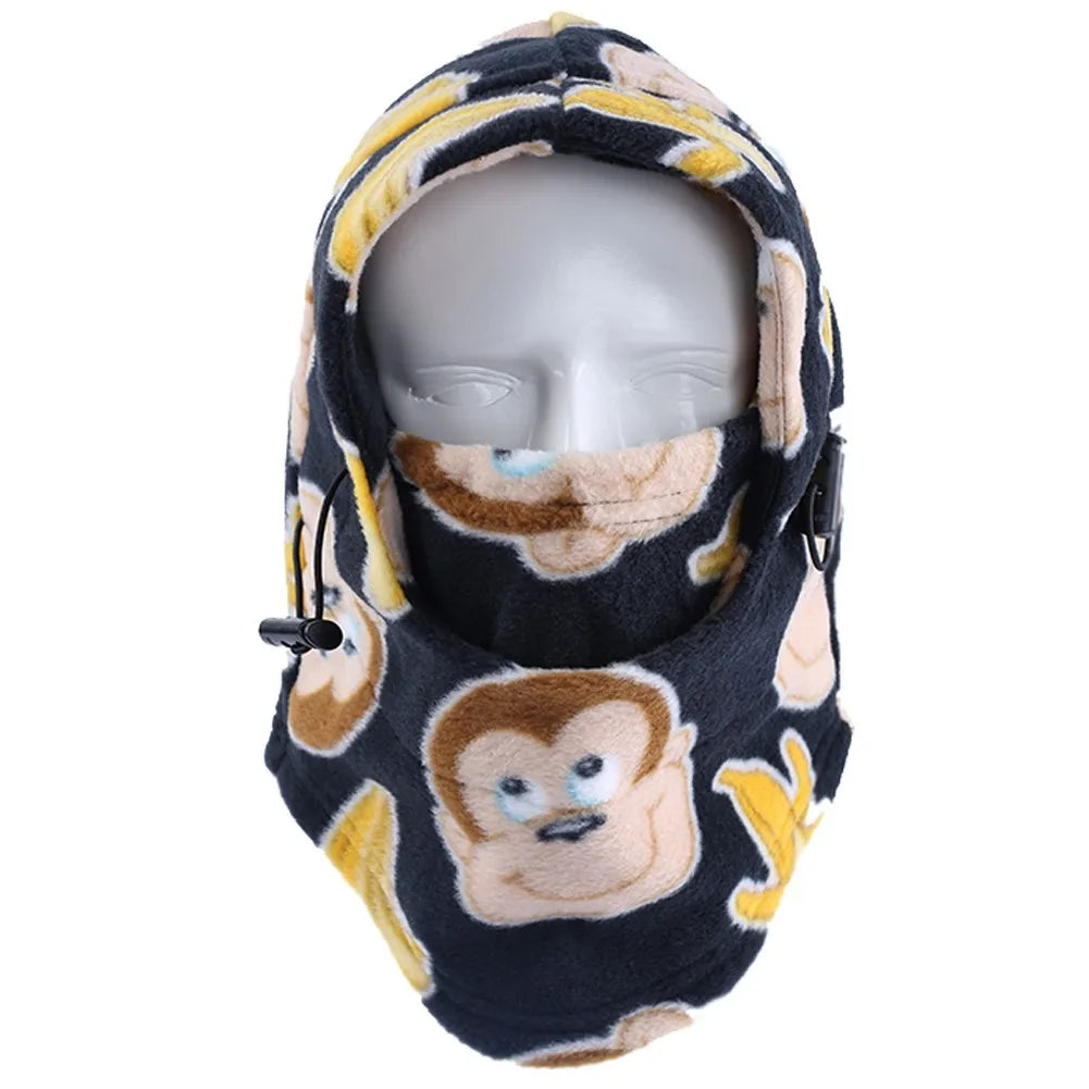 Thermal Fleece Ski Mask Neck Warmer Hoods