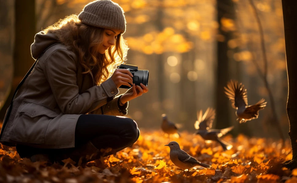 4K Vlogging Camera with 3’’ Flip Screen,16X Digital Zoom,2 Batteries, 32GB TF Card