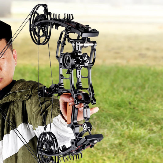 New dual-purpose bow pulley bow and arrow steel ball bow with high precision