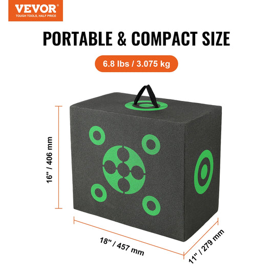 16"x18"All-side Shooting Archery Target with Carry Handle