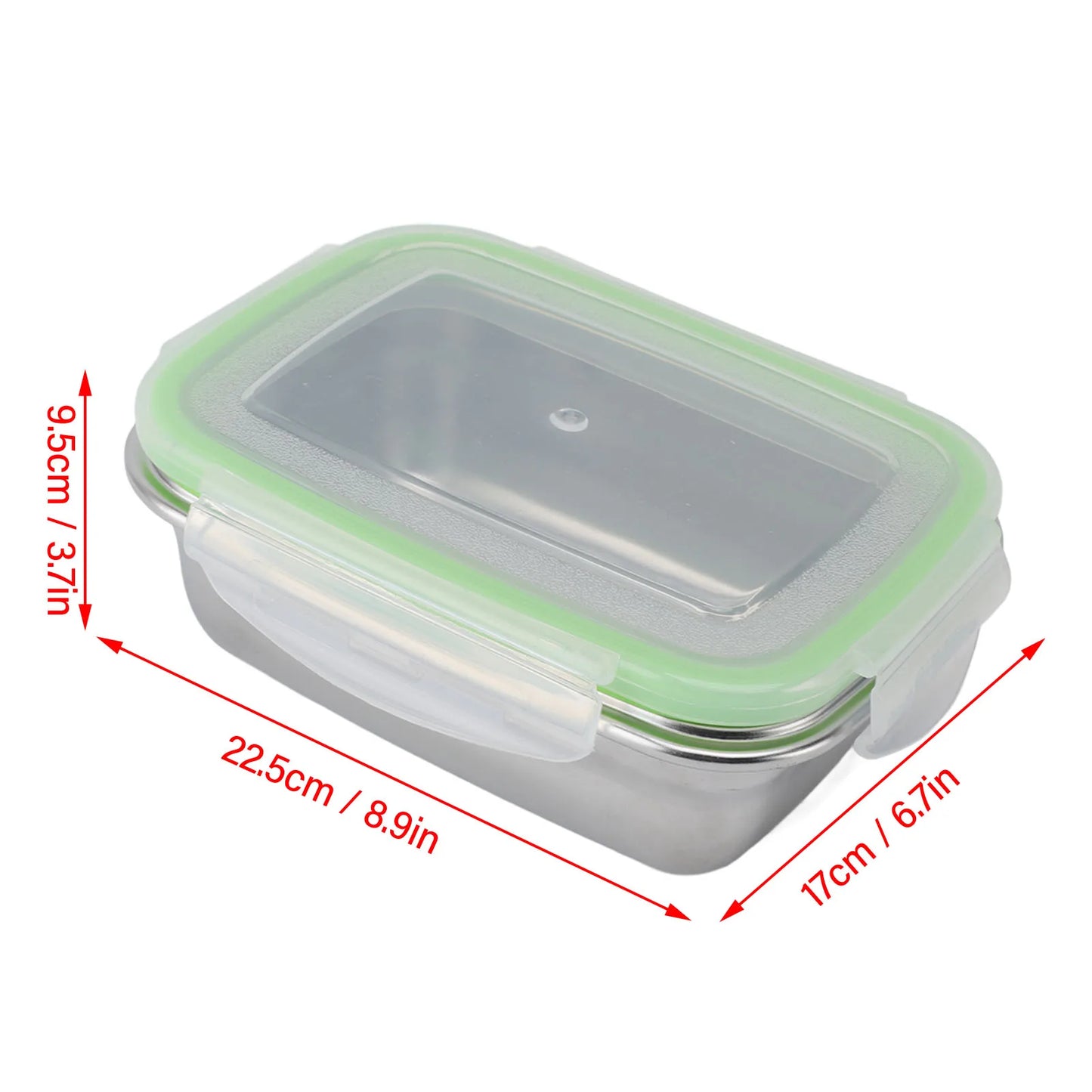 Food Storage Container Space Saving Stainless Steel