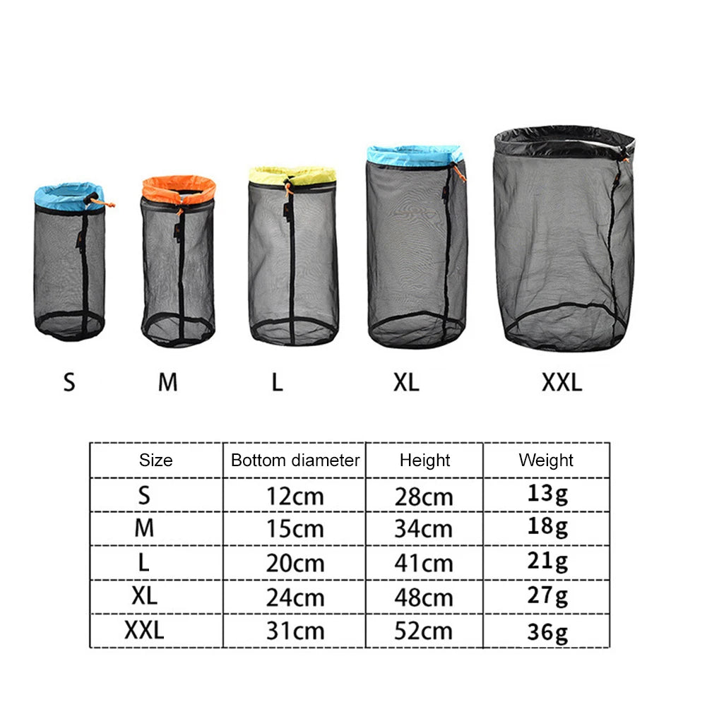 Compression Waterproof Drawstring Storage  Bag Saving Carry Pouch for Camping Travel Hiking