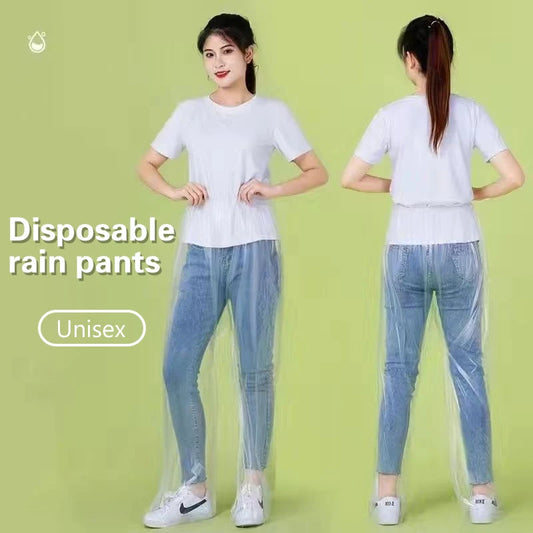 Disposable Rain Pants Thickened Pack Clear Raincoat Rainsuit